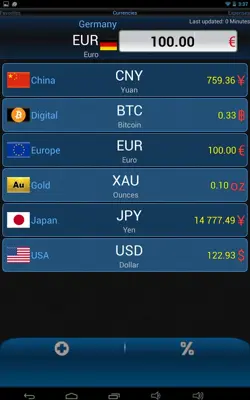 Currency Converter DX android App screenshot 1