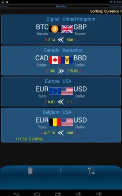 Currency Converter DX android App screenshot 6